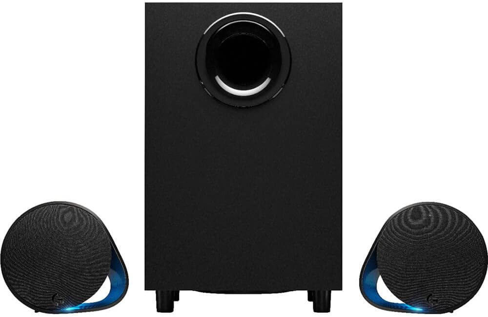 5170ZSqVfDL._AC_SL1000_.jpg Gaming Speaker System with 7.1 Surround Sound, Game based , Two Speakers and Subwoofer, Bluetooth, USB, Immersive Gaming Experience - Black - Image 1