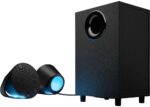 Gaming Speaker System with 7.1  Surround Sound, Game based , Two Speakers and Subwoofer, Bluetooth, USB, Immersive Gaming Experience - Black - Image 2