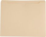 File Folders Jacket, Reinforced Straight-Cut Tab, Flat-No Expansion,  Size, Manila, 100-Pack - AMZ600 - Image 2