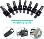 50 Pieces Cable Management Desk Wire Organizer Cable Ties Zip Ties Adhesive Cord Clips Cord Keeper Desk Wire Management - Image 2